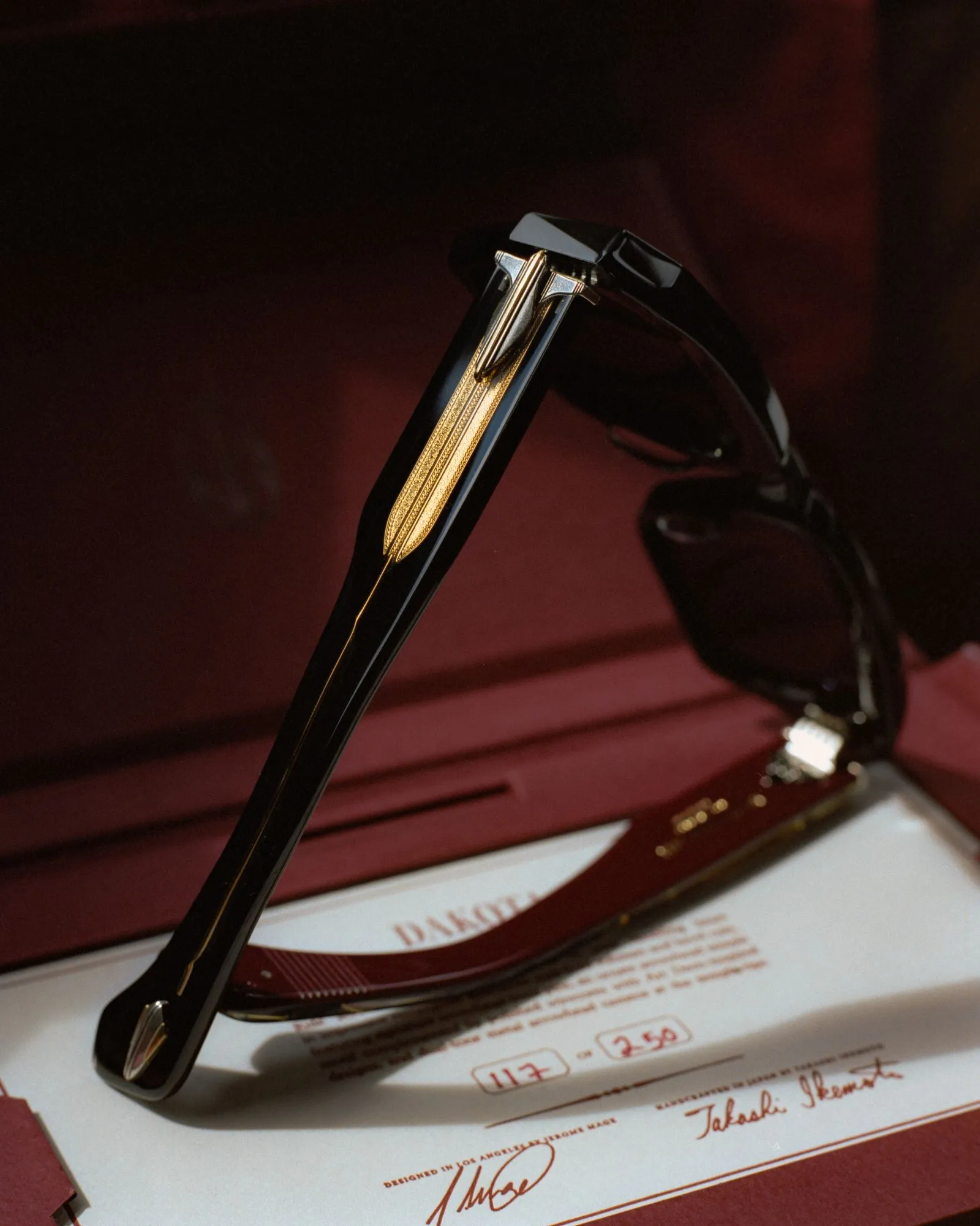 Jacques Marie Mage Dakota photographed for Copenhagen Optical